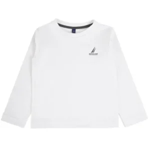 Must-Have T SHIRT ML VALLON KID T 8 ANS BLANC BERMUDES