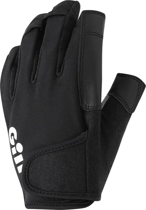 GANTS CHAMPIONSHIP GILL 5 DOIGTS COUPES NOIR/GRIS - L Commander Maintenant