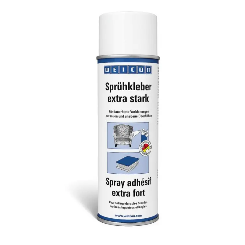 Colle néoprène en spray - bombe 500 ml WEICON Top Vente