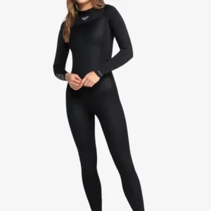 Soldes Combinaison de surf femme PROLOGUE 4/3 mm noir back zip ROXY