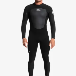 Top Vente Combinaison de surf homme PROLOGUE 4/3 mm noir back zip QUIKSILVER