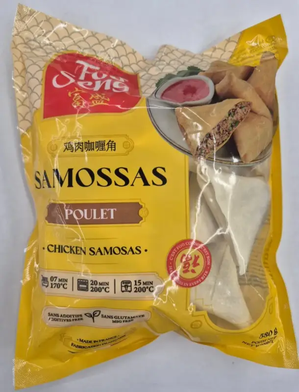 Expédition Rapide SAMOUSSAS POULET 20P 580G