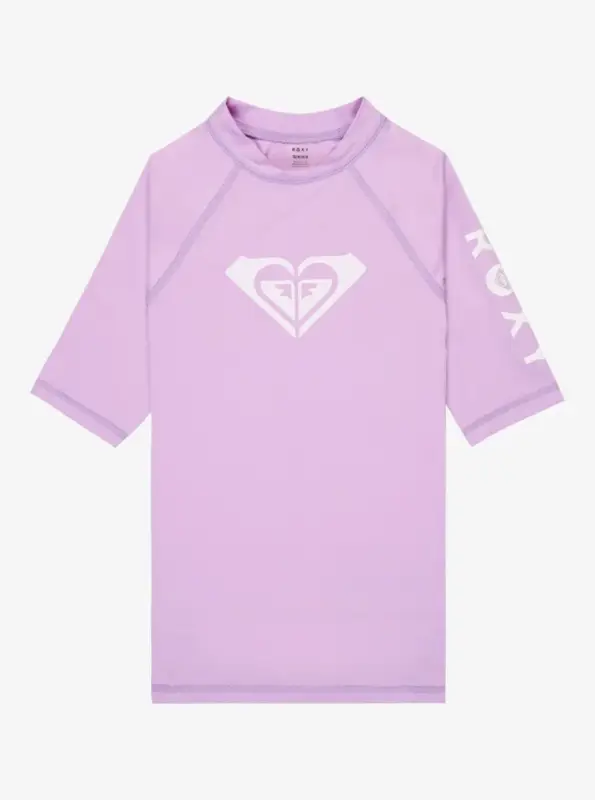 Promotion Tee-shirt surf LYCRA® anti-UV UPF50 manches courtes filles WHOLE HEARTED crochus petal ROXY
