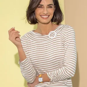 T-shirt à rayures pour femmes Dernière Chance