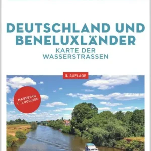 Allemagne et Benelux - Carte des voies navigables Commander Maintenant
