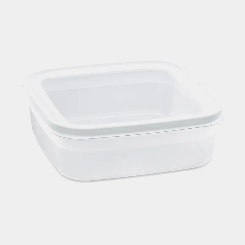 Affaire À Saisir Boîte-repas Nordiska Plast Cook It Carré, transparent/blanc, 1.6 liter