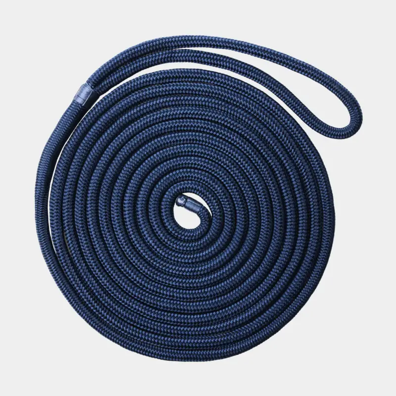 Amarre avec œil épissé NOCK Smögen, polyester 24-tressé, Ø18 mm, 10 mètres, bleu marine Populaire