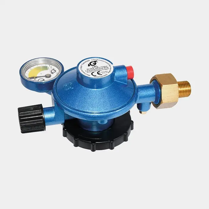 Produit De Marque Détendeur IGT, M14 x 1.5 – 1/4″, convient aux bouteilles de gaz propane 2 kg