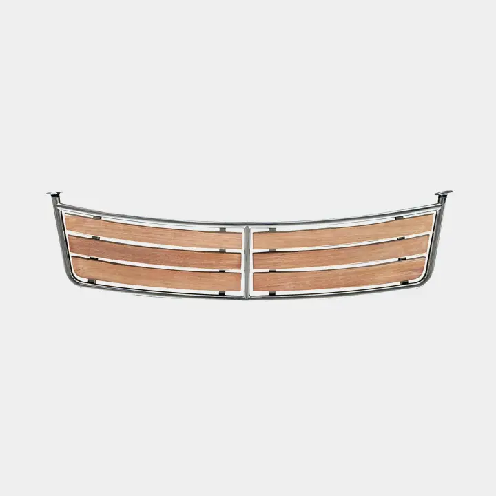 Plate-forme de baignade / plate-forme arrière bateau 1852-Marine, teck & acier inoxydable AISI 316, 178 x 45 cm Acheter En Ligne