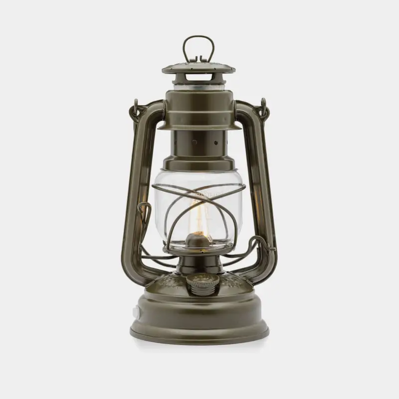 Lampe tempête LED Feuerhand 276 (Baby Special) LED, 255 mm, Olive Achetez Aujourd'hui