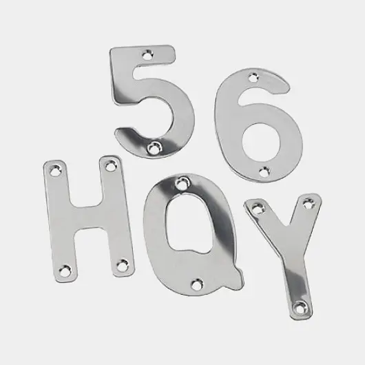 Offre Spéciale Lettre W pour plaque bateau Roca, 75 mm, acier inoxydable électropoli AISI 304