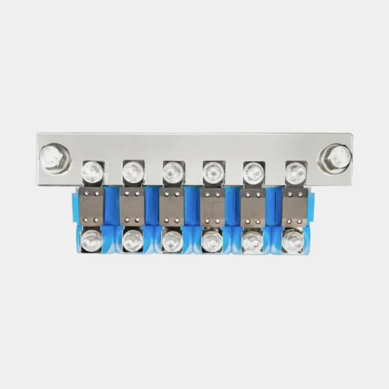 Certifié Rail pour porte-fusible Victron Busbar Connect 6, pour 6 fusibles à lame, M10, 1500 A