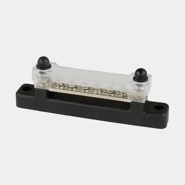 Barrette de connexion Skyllermarks, avec capot de protection transparent, 6 x M4 + 2 x M6 Réduction