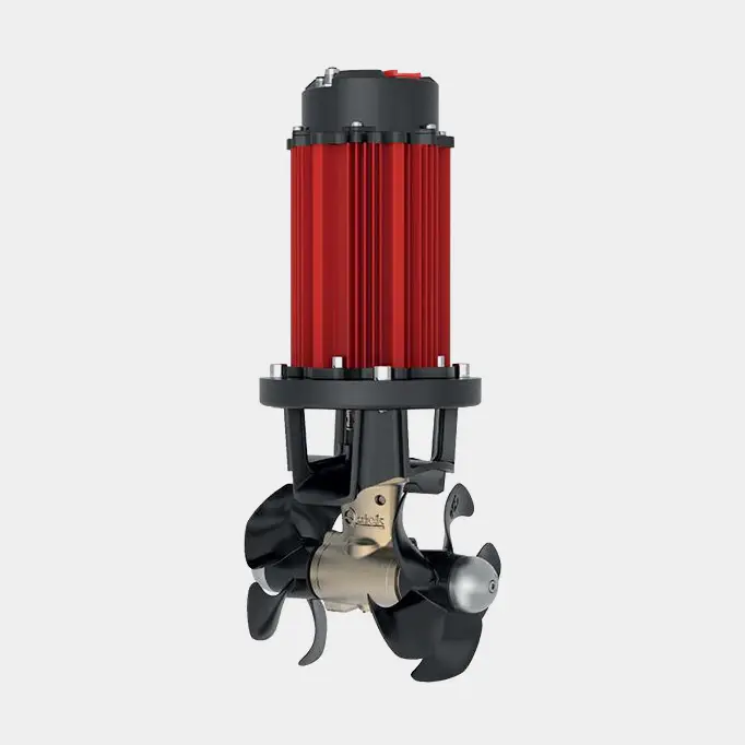 Propulseur d’étrave Quick BTR QSY 185-85, 24 V, 4 kW, 85 KgF, montage en tunnel, 2 hélices, convient aux bateaux de 29 à 49 pieds (9 – 15 mètres) Certifié
