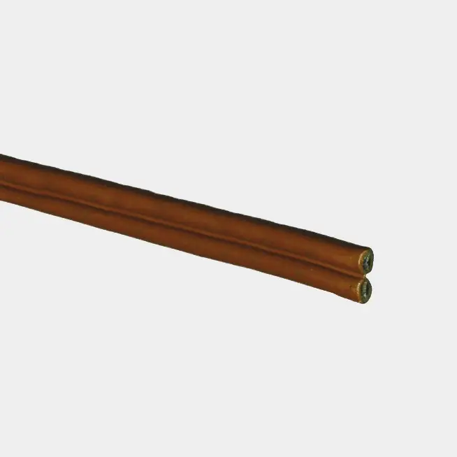 Offre Exclusive Câble en cuivre étamé Skyllermarks RKUB, rond, 2 conducteurs, 2 x 1.5 mm², 10 meter, brun