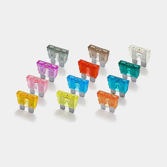 Dernière Chance Fusibles à broche plate Skyllermarks, 12 / 24 V (max 32 V), 1 – 30 A, lot de 20