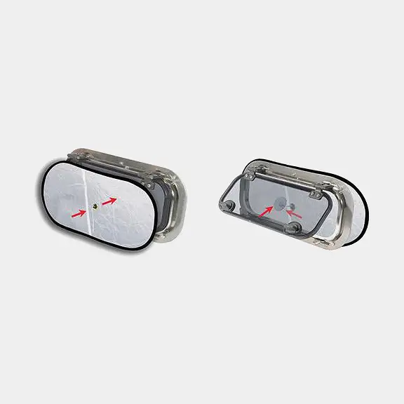Moustiquaire occultante pour bateau (trappes de bateau / fenêtres) Waterline Design, 2-pack, universel, convient aux trappes jusqu’à 180 x 430 mm Remise