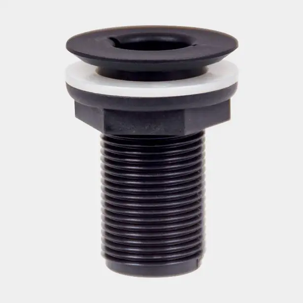 Passe-coque TruDesign Skin Fittings Recessed, composite, encastré, 60 mm, G 1/2″ (BSP), noir Usine Directe