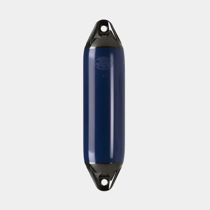 Pare-battage Polyform F7, 102 cm, Ø37.5 cm, bleu avec sommet noir Prix Promo