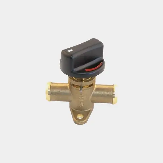 Soupape pour dégivreur / chauffage de passage, pour réglage de la température, à monter en cloison, Ø16 mm Vente Directe