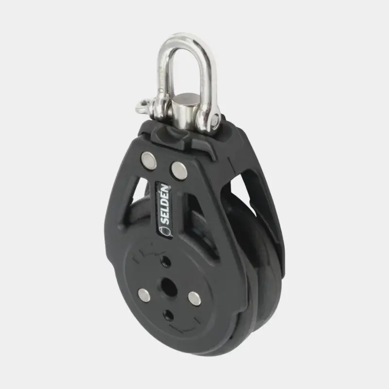 Bon Marché Poulie à cliquet simple avec manille Seldén ARB 45, rotative, convient pour cordages Ø4 – 8 mm