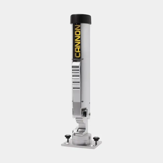 Porte-canne pour bateau Cannon, pour 1 canne à pêche, inclinable (90°) & rotatif (360°), argent Must-Have