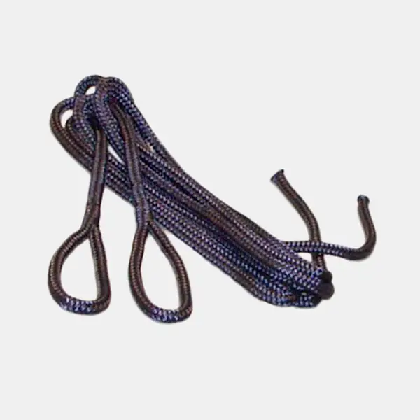 Haute Qualité Cordage de pare-battage avec œillet & extrémité épissée Robline Vinga, 1.5 meter x Ø8 mm, rond, bleu, 2-pack