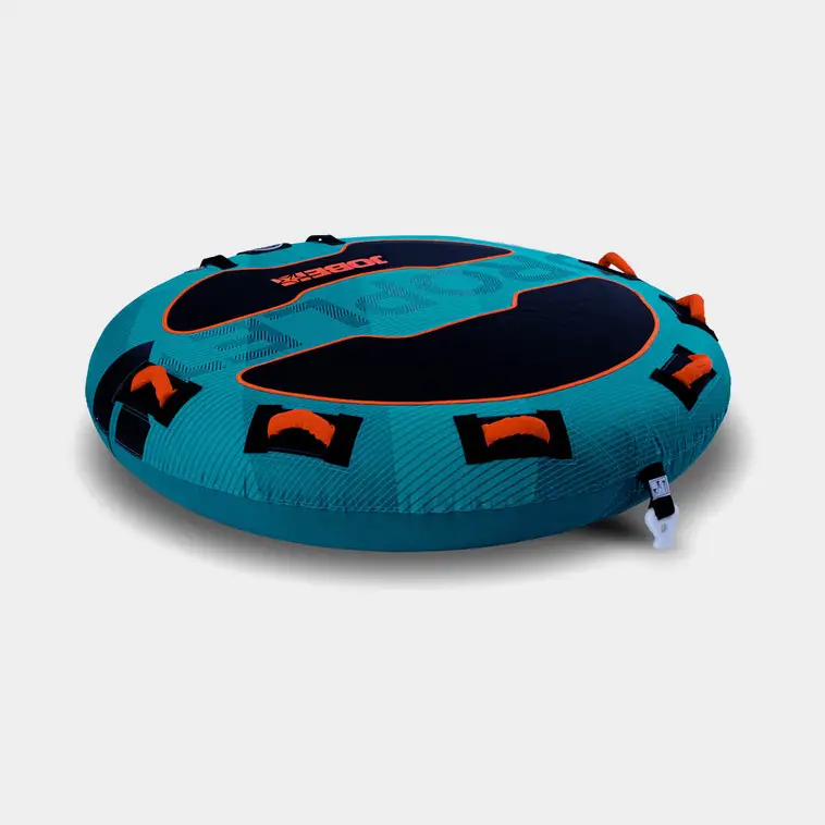 Bouée tractée JOBE Droplet Funtube 2P, 2 personnes, Ø170 cm, bleu/orange Bon Marché