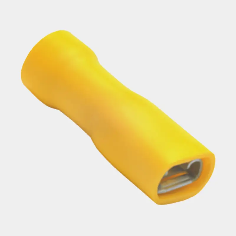 Expédié Aujourd'hui Cosse femelle plate Skyllermarks, entièrement isolée, pour câble 4 – 6 mm², pack de 10, jaune