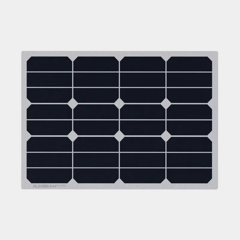 Offre Exclusive Panneau solaire souple Sunbeam Tough G8 37W, 37 W, monocristallin, 12 V, 535 x 378 mm