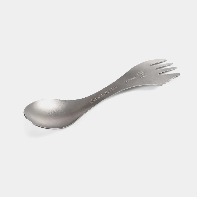 Spork en titane Light My Fire Spork Titanium, 17 cm Dernière Chance