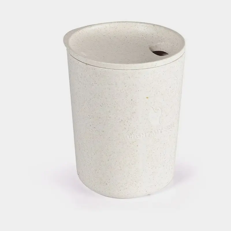 Meilleur Prix Gobelet en plastique avec couvercle Light My Fire MyCup’n Lid Original Cream, 36 cl / 360 ml