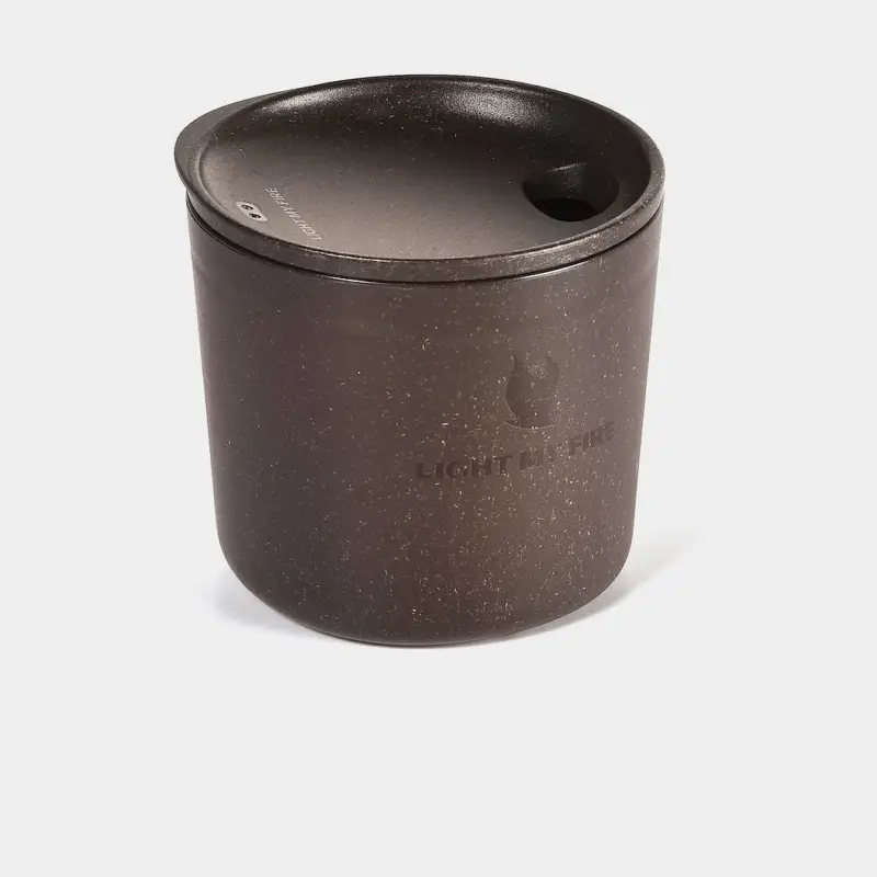 Offre Limitée Gobelet en plastique avec couvercle Light My Fire MyCup’n Lid Short Cocoa, 25 cl / 250 ml