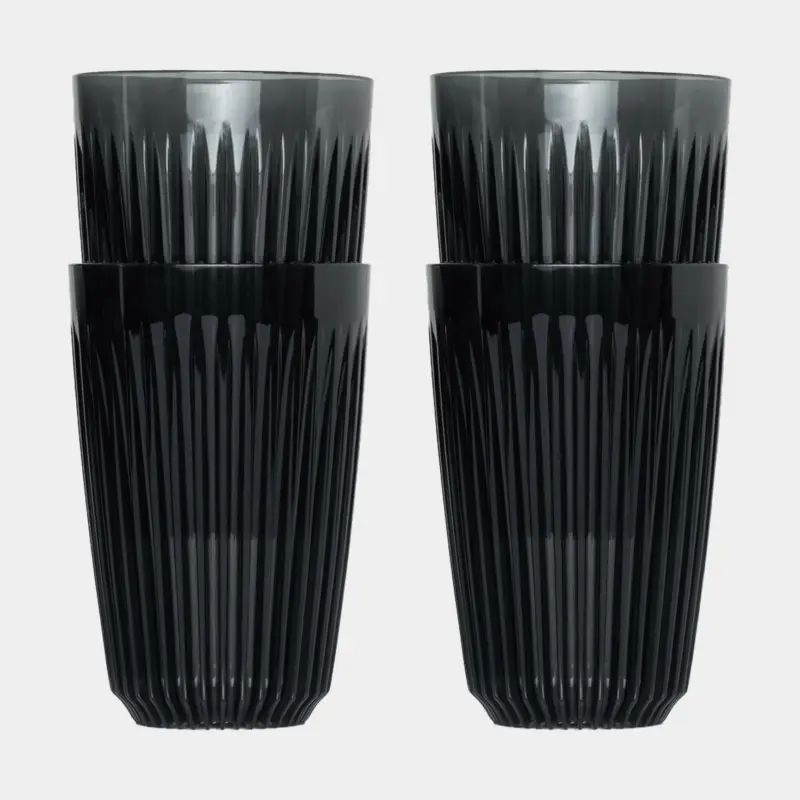 Tasse à café HuskeeRenew 12oz Smoke, tritan recyclé, gris, 35 cl / 350 ml, 4-pack Prix Cassé