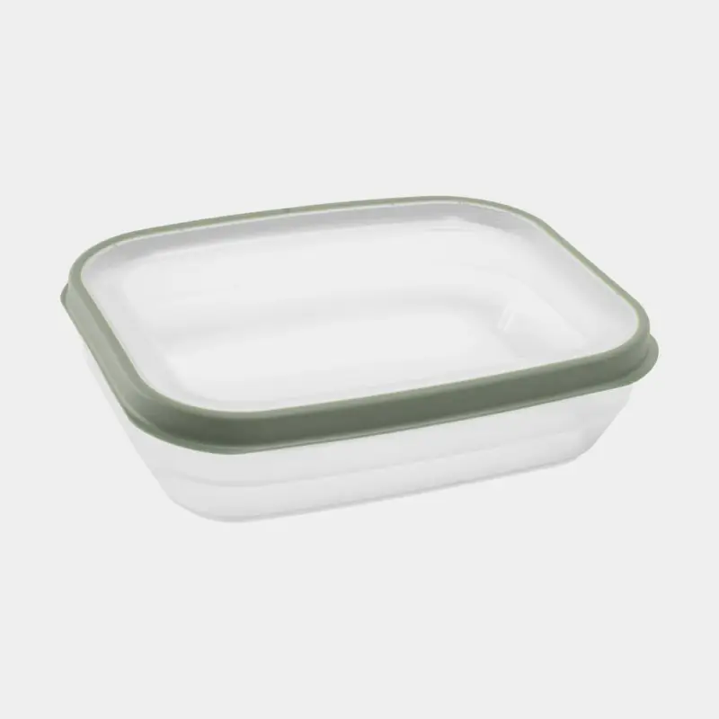 Boîte-repas Nordiska Plast Cook It ECO, transparent/vert kaki, 900 ml Bon Plan