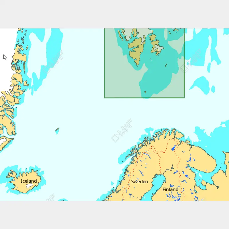 Prix Choc Carte marine électronique C-MAP 4D – Svalbard