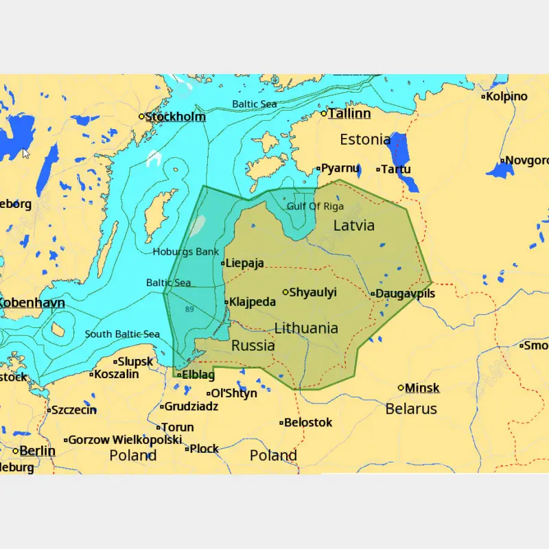 Meilleur Prix Carte marine électronique C-MAP 4D – Lettonie, Lituanie & Russie