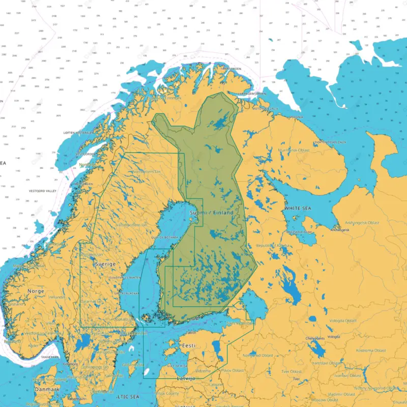 Top Vente Carte marine électronique C-MAP 4D – Lacs de Finlande
