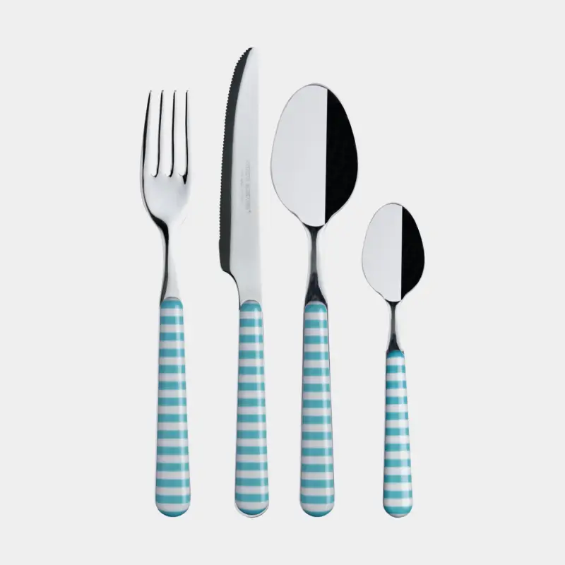 Set de couverts Marine Business Harmony, turquoise, 24 piéces Meilleur Prix