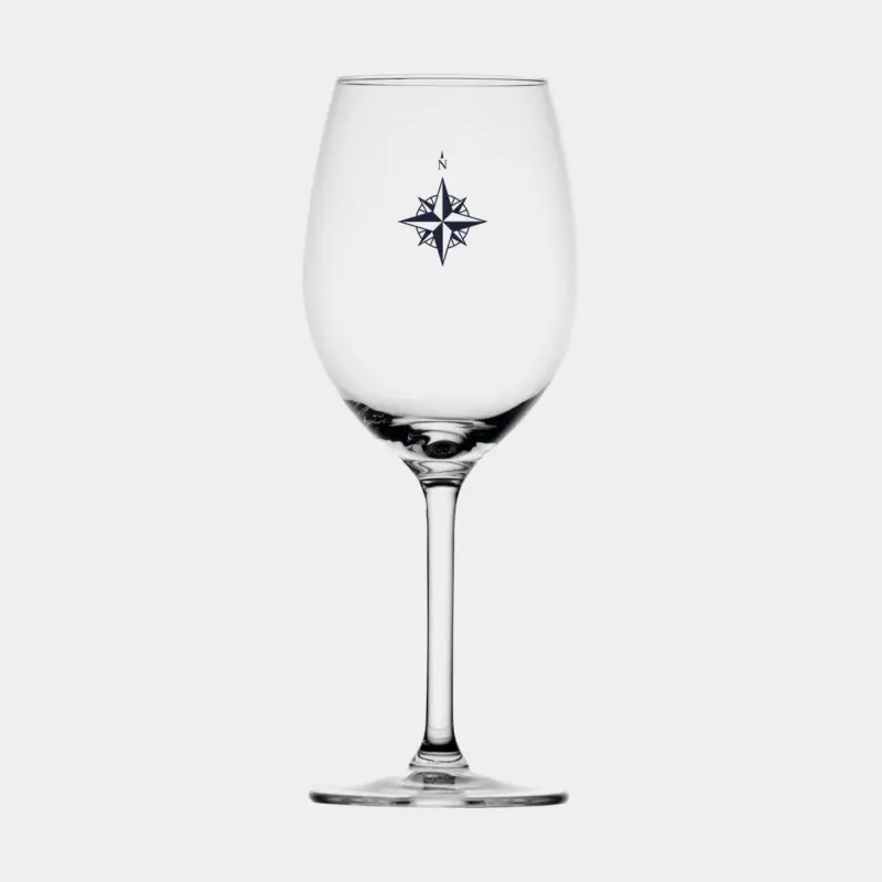 Verres à vin en plastique Marine Business Northwind, antidérapant, transparent, 35 cl, 6-pack Vente Directe