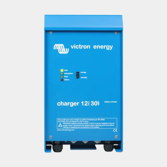 Chargeur de batterie Victron Phoenix Charger, 90 – 265 V, 12 V, 30 A / heure, avec 3 sorties, sans câble de charge Quantité Limitée