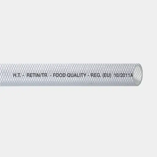 Tuyau d’eau douce Hoses Technology RETIN/TR, PVC renforcé de polyester, Food Quality, 50 mm (1 31/32″), 3 mètre, transparent Offre Limitée
