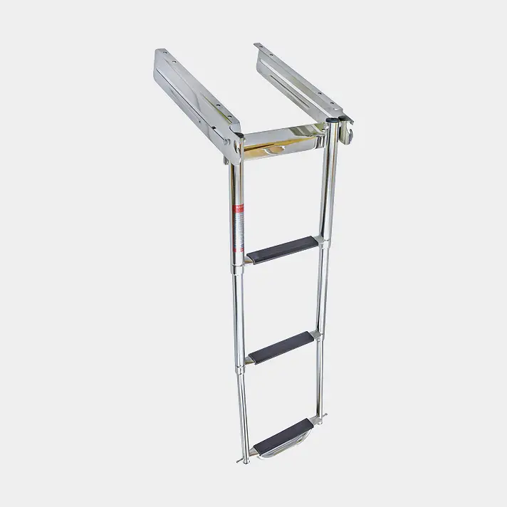 Échelle encastrable, 4 marches, 114.5 cm déployée, 46.7 x 32 x 7.3 cm Vente Flash
