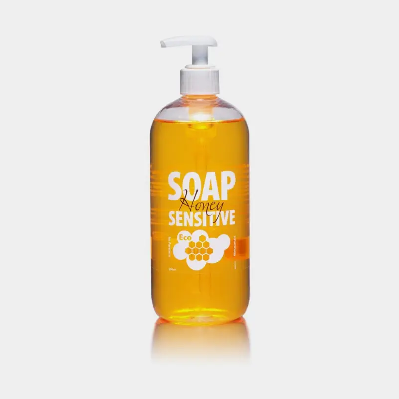 Nouveauté Savon liquide avec pompe Ocean Soap Sensitive Eco Honey, 500 ml