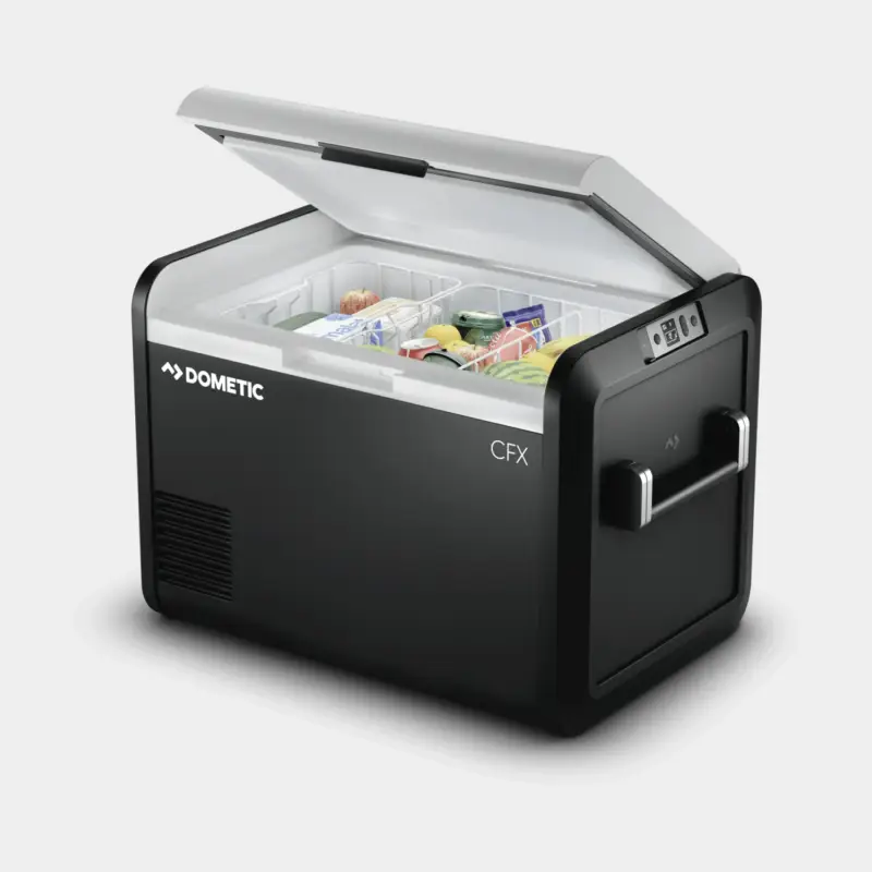 Glacière à compression Dometic CFX3 55, 12V / 24V / 230V, compresseur Dometic, 55 litres + câbles de raccordement Usine Directe