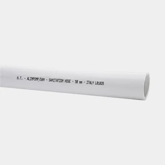 Tuyau de WC / tuyau sanitaire Hoses Technology ALIMPOMP/SAN, tuyau en PVC & spirale en acier, 38 mm (1 1/2″), 3 m, blanc Achetez Aujourd'hui