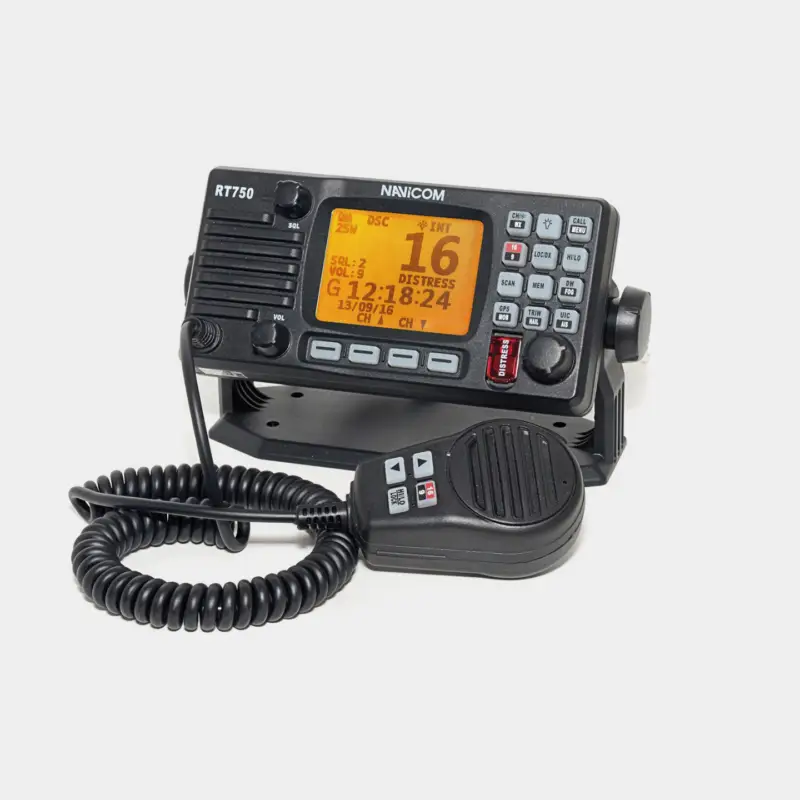 Dernière Chance Radio VHF fixe Navicom RT-750 V2, avec antenne GPS interne