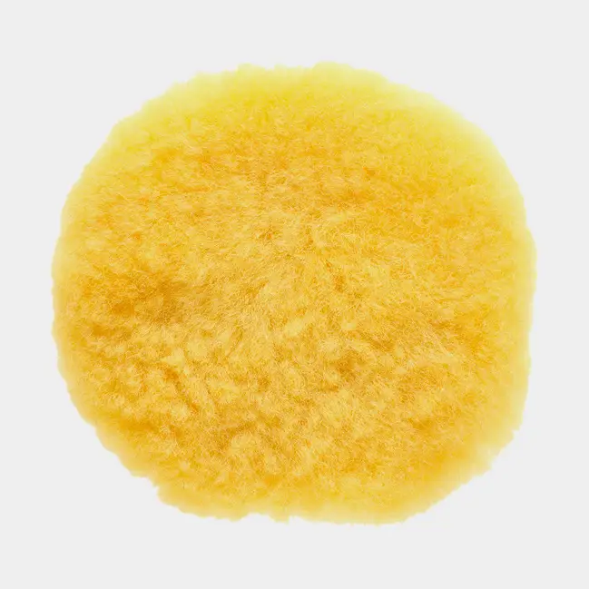 Meilleur Prix Tampons en laine Mirka Lambswool Pad Pro, Ø80 mm Grip, convient pour plateau de support Ø77 mm, jaune, 10-pack