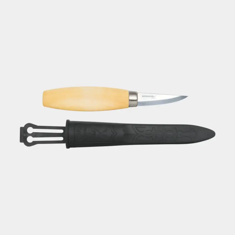 Expédié Aujourd'hui Couteau de sculpture Morakniv 120 (C), 165 mm, bouleau huilé à l’huile de lin / acier au carbone, naturel