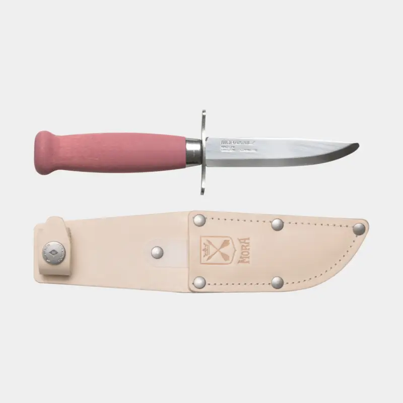 Couteau de scout Morakniv Scout 39 Safe (S), 181 mm, bouleau / acier inoxydable suédois recyclé, Lingonberry Offre Du Jour